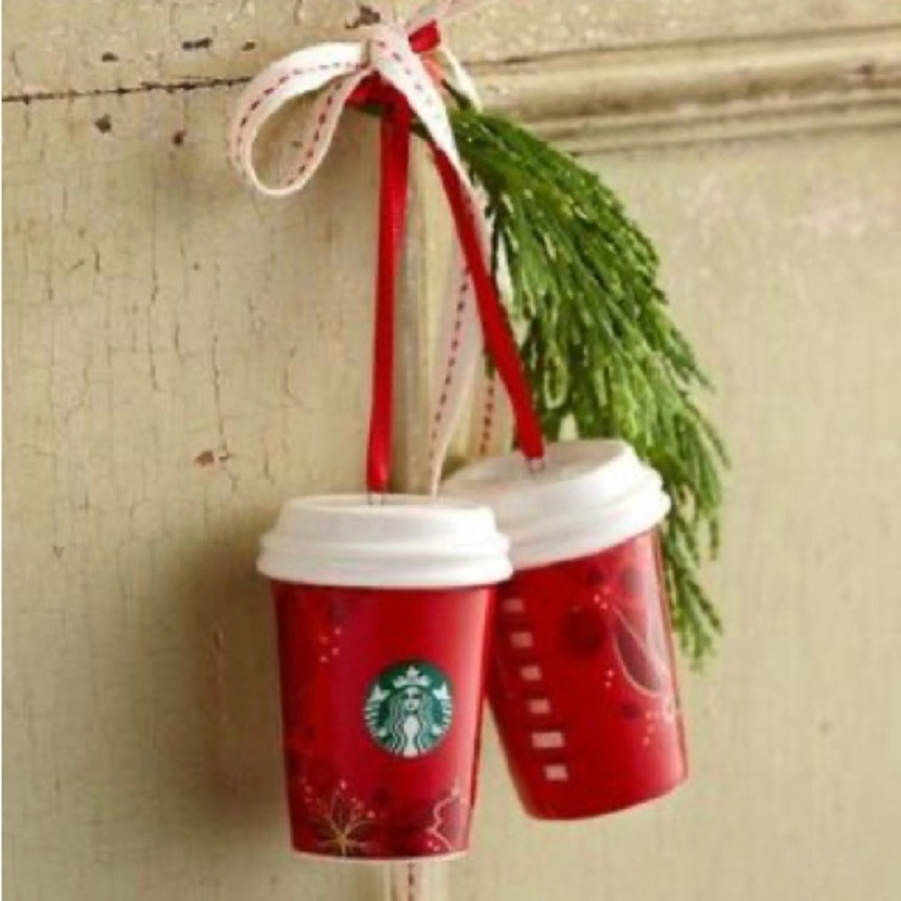 2013 Starbucks Collectable Mini Cup | Christmas/Holiday Ornament |